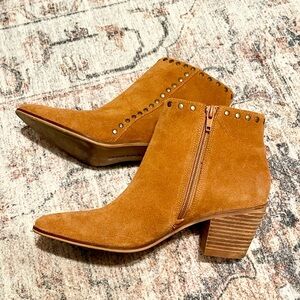 Lucky Brand Studded Ankle Boots